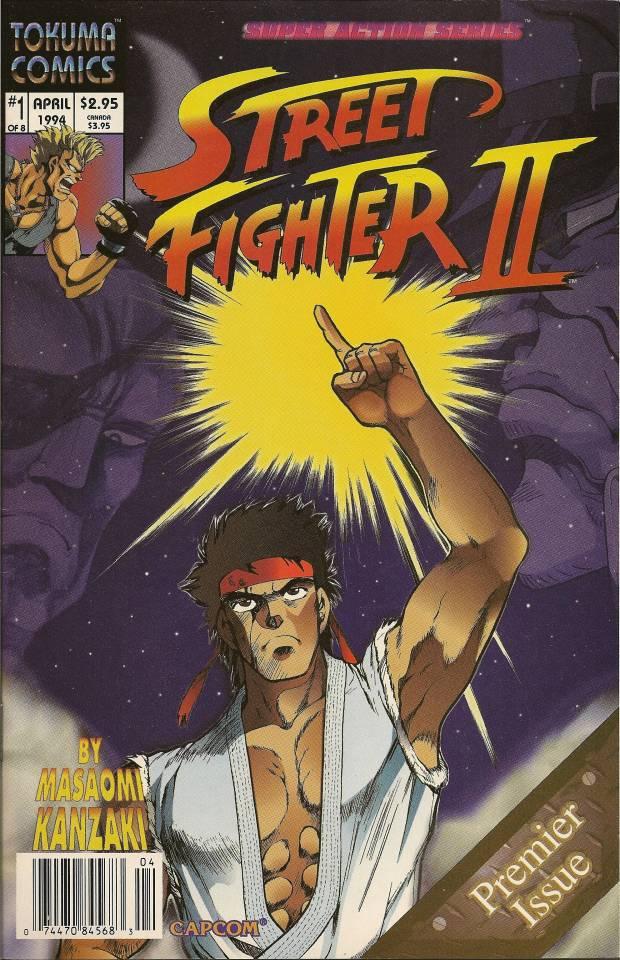 Street Fighter II cover — © Tokuma Comics