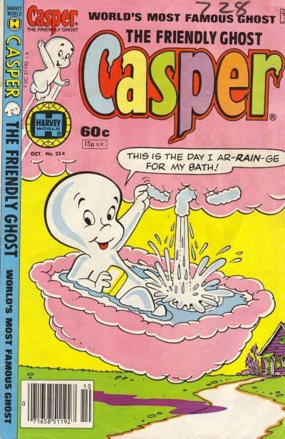 The Friendly Ghost Casper #224 cover