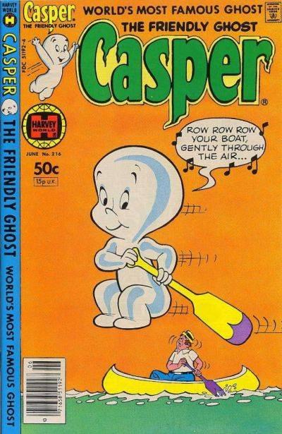 The Friendly Ghost Casper #216 cover