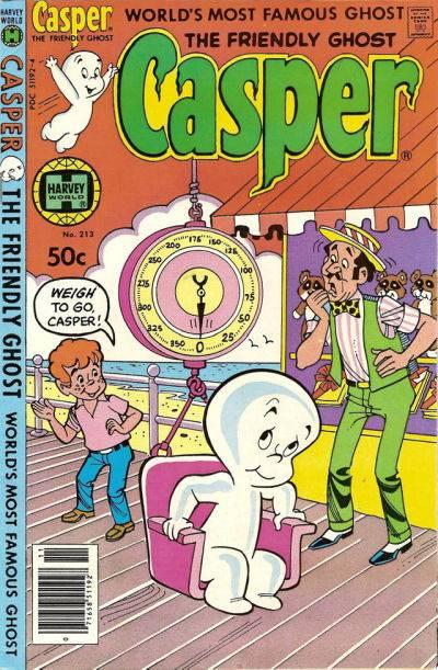 The Friendly Ghost Casper #213 cover