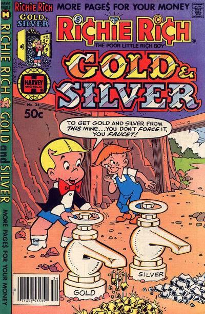Richie Rich: Gold and Silver #34 cover