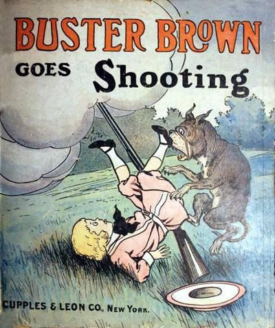 Buster Brown Goes Shooting cover — © Cupples & Leon