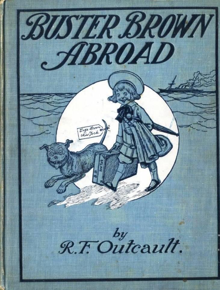 Buster Brown Abroad cover — © Frederick A. Stokes