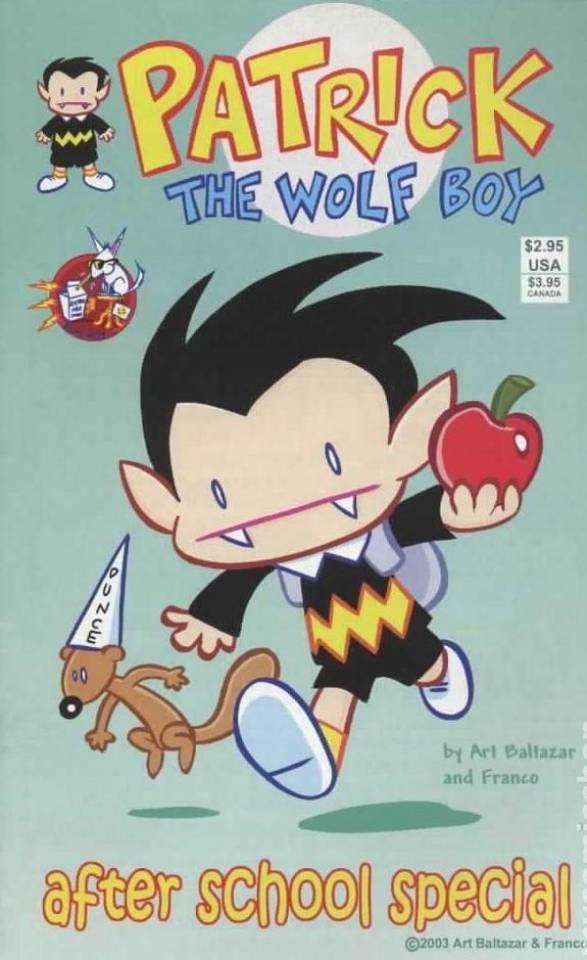 Patrick the Wolf Boy: After School Special 2003 cover — © BlindWolf Comics