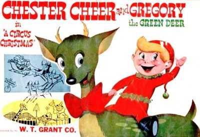 Chester Cheer and Gregory the Green Deer in "A Circus Christmas" #1