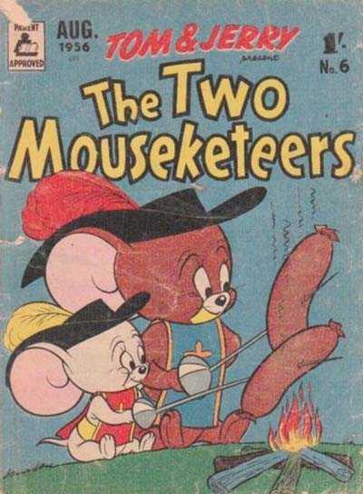 Tom and Jerry Present the Two Mouseketeers #6 cover