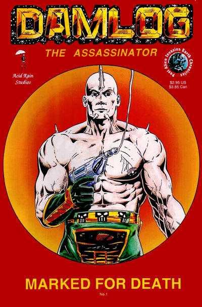Post Alien Earth Chronicles Featuring Damlog the Assassinator cover — © Acid Rain Studios