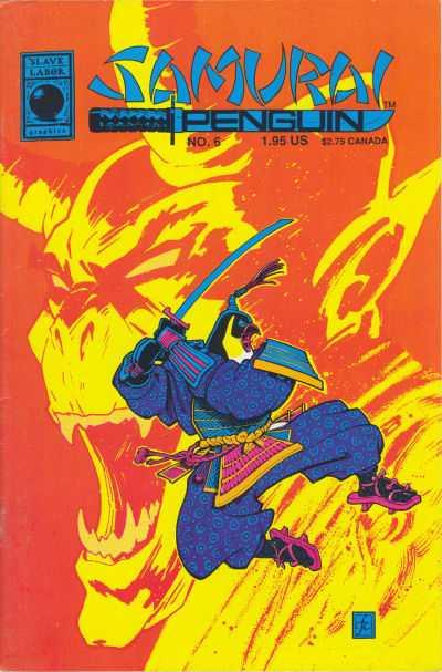 Samurai Penguin #6 cover
