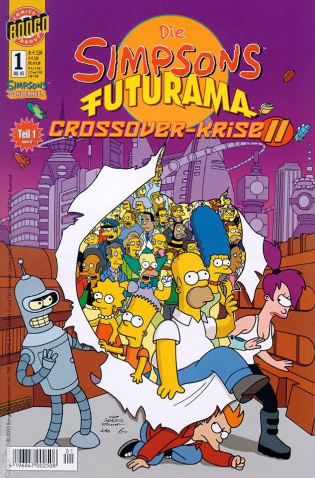 Die Simpsons Futurama Crossover-Krise II #1