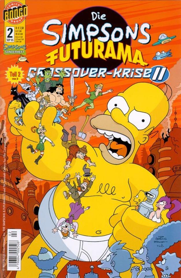 Die Simpsons Futurama Crossover-Krise II #2