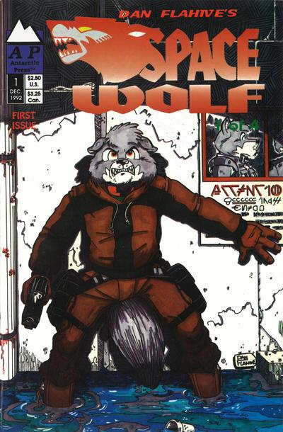 Space Wolf cover — © Antarctic Press