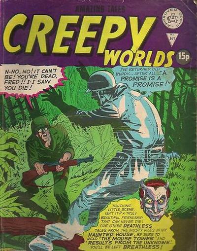 Creepy Worlds #167 cover