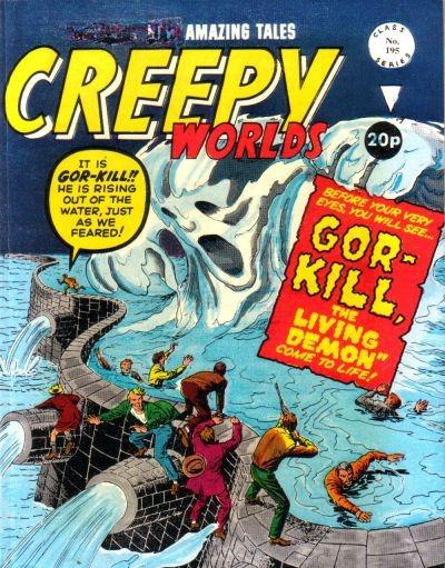 Creepy Worlds #195 cover