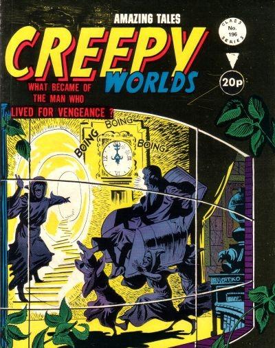 Creepy Worlds #196 cover
