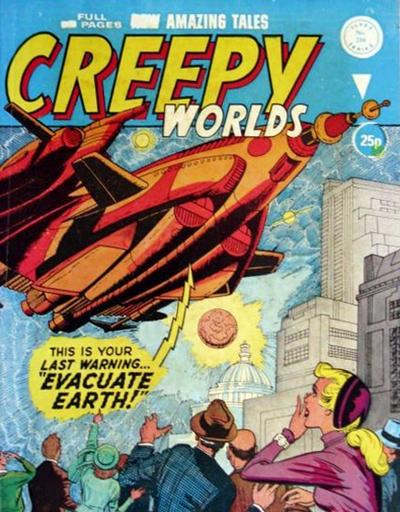 Creepy Worlds #210 cover