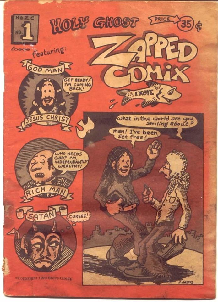 Holy Ghost Zapped Comix cover — © Logos International