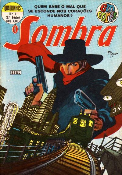 Quadrinhos 3ª Série: O Sombra cover — © Editora Brasil-América Limitada