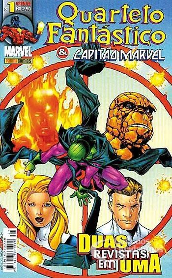 Quarteto Fantástico e Capitão Marvel