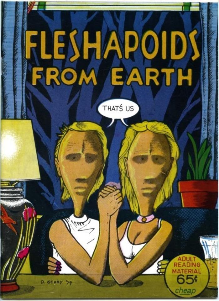 Fleshapoids from Earth cover — © Unknown Publisher