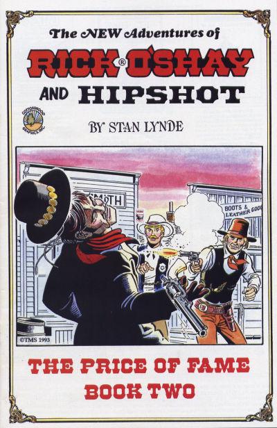 Rick O'Shay and Hipshot: The Price of Fame #2 cover