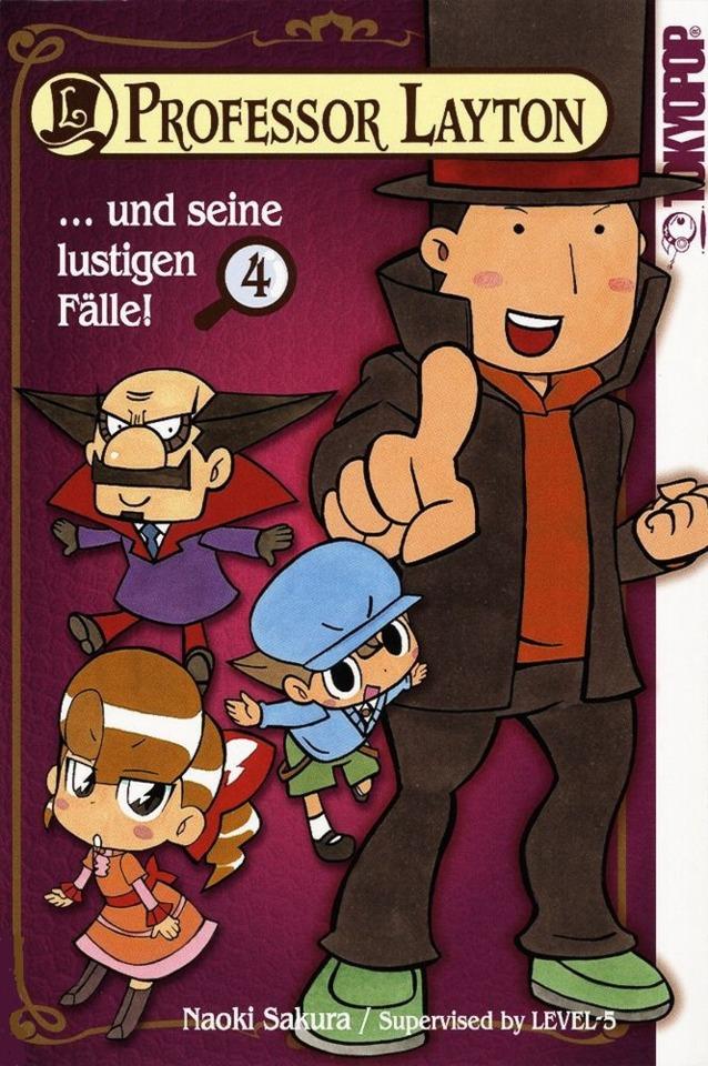 Professor Layton und seine lustigen Fälle #4 cover