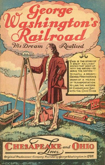 George Washington's Railroad: His Dream Realized cover — © Chesapeake and Ohio Railway