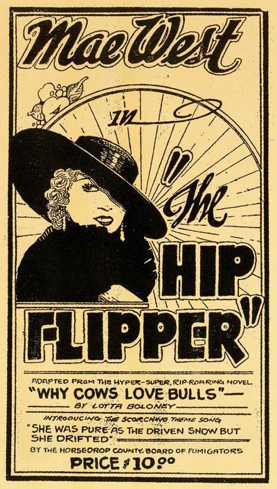Mae West in "The Hip Flipper"