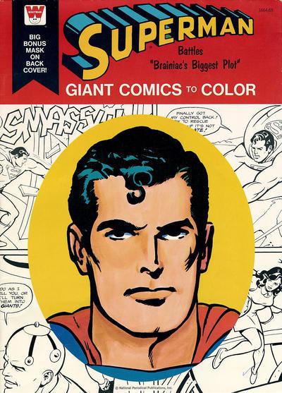 Superman Battles "Brainiac's Biggest Plot" Giant Comics to Color