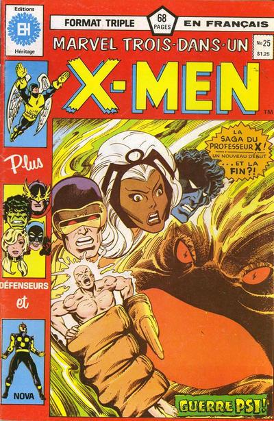 Marvel Trois-dans-un X-Men #25