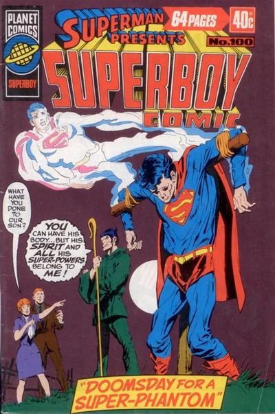 Superman Presents Superboy Comic #100