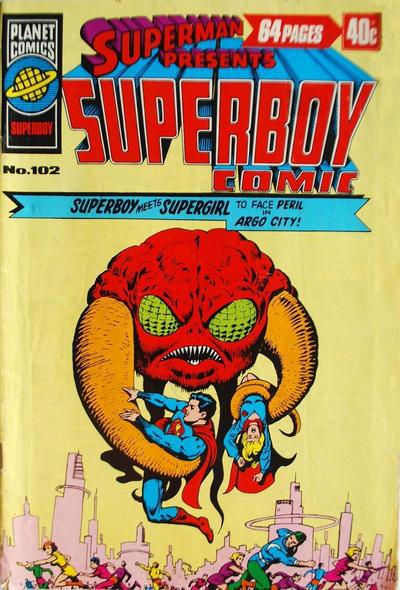 Superman Presents Superboy Comic #102
