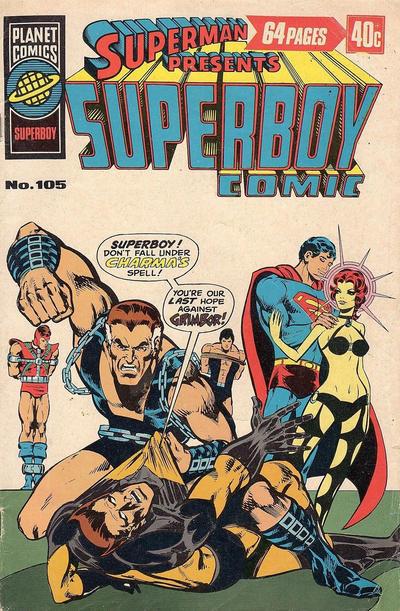 Superman Presents Superboy Comic #105
