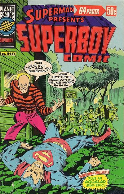 Superman Presents Superboy Comic #110