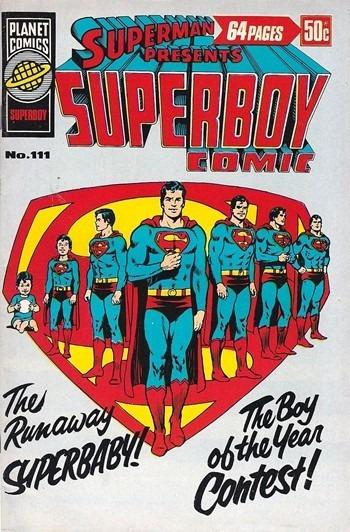 Superman Presents Superboy Comic #111