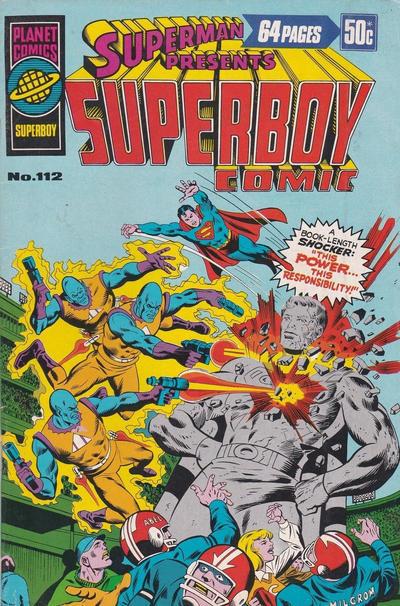 Superman Presents Superboy Comic #112
