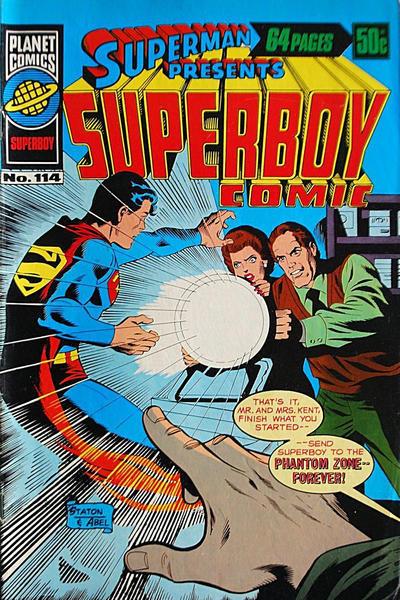 Superman Presents Superboy Comic #114
