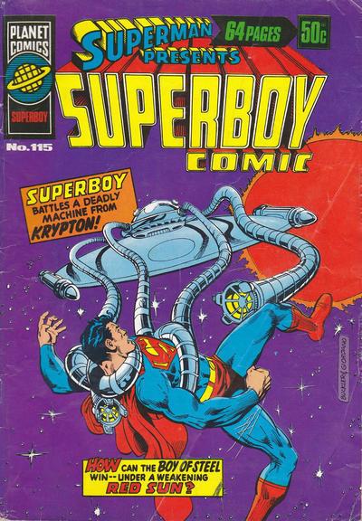 Superman Presents Superboy Comic #115