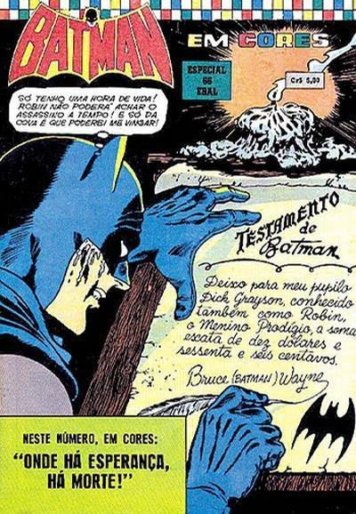 Batman (Edição especial em côres) #66