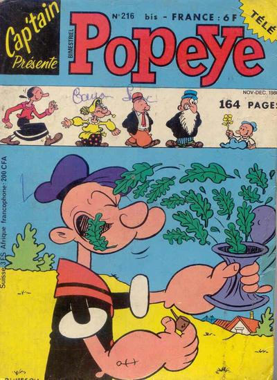 Cap'tain Présente Popeye 216 bis