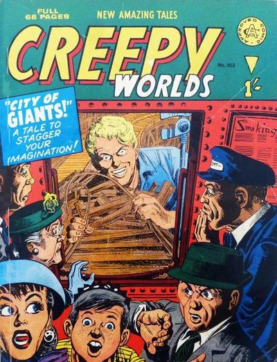 Creepy Worlds #102 cover