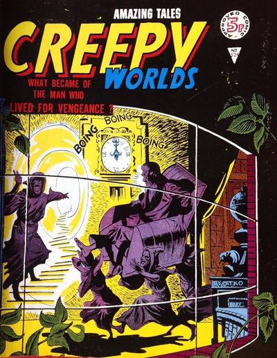 Creepy Worlds #124 cover