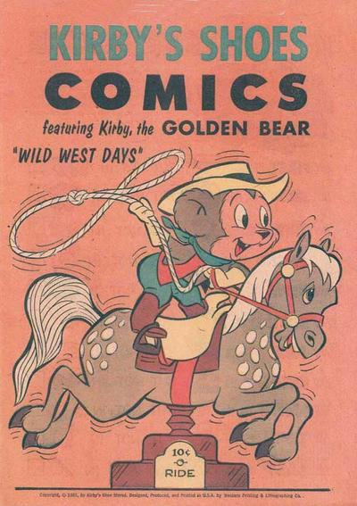 Kirby Shoes Comics Featuring Kirby the Golden Bear "Wild West Days"