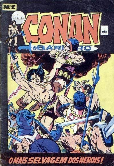 Conan o Bárbaro cover — © Minami & Cunha Editores