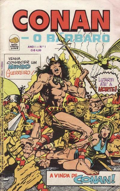 Conan o Bárbaro cover — © Bloch Editores