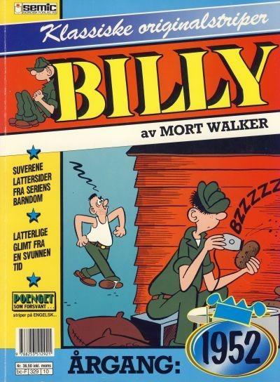Billy Klassiske originalstriper #1952