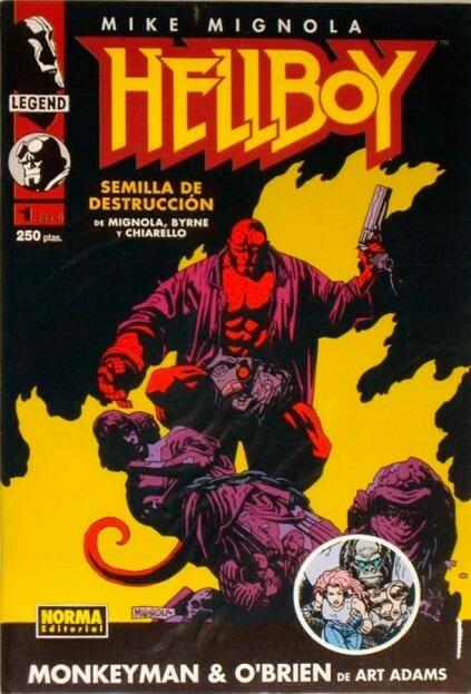 Hellboy: Semilla de Destrucción cover — © Norma Editorial