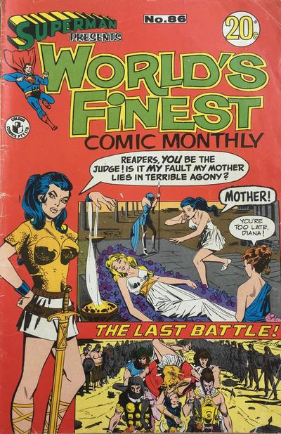 Superman Presents World's Finest Comic Monthly #86