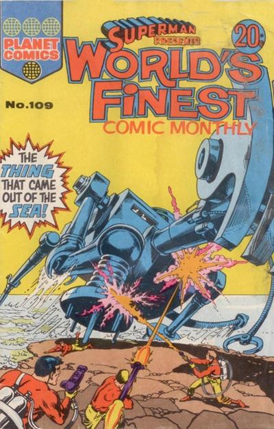 Superman Presents World's Finest Comic Monthly #109