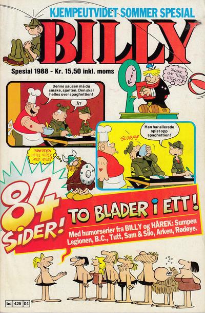 Billy Sommerspesial #1988 cover