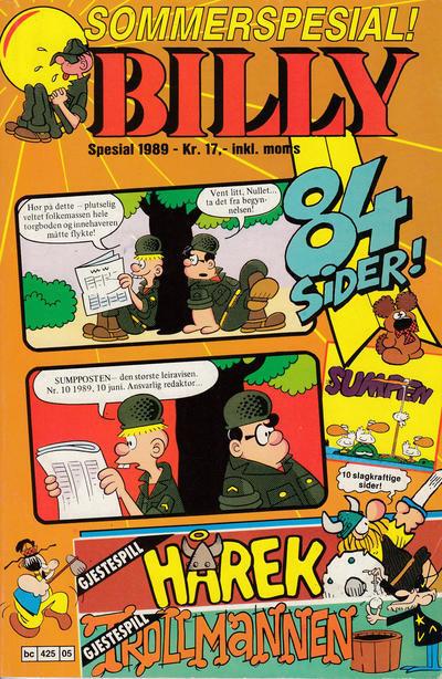 Billy Sommerspesial #1989 cover